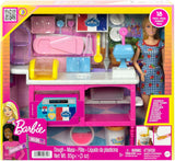 Panenka Barbie Malibu Roberts a 18dílná sada na pečení, včetně formiček na těsto a koblihy, croissanty a muffiny, pro děti od 3 let, HJY19