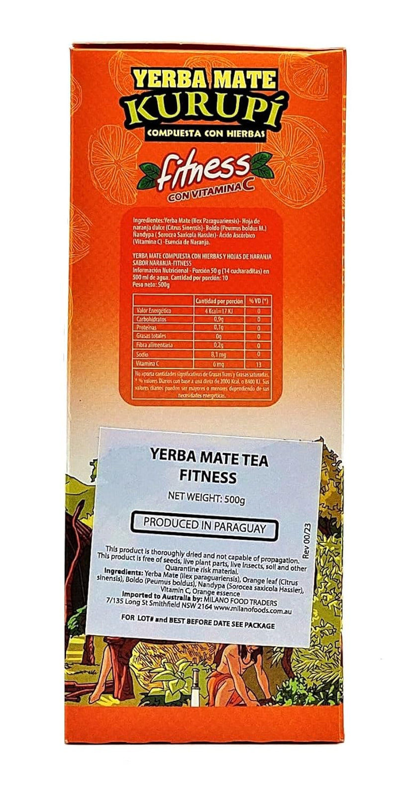 Yerba Mate čaj 500G |  Fitness 500G | Bylinný čaj Yerba maté