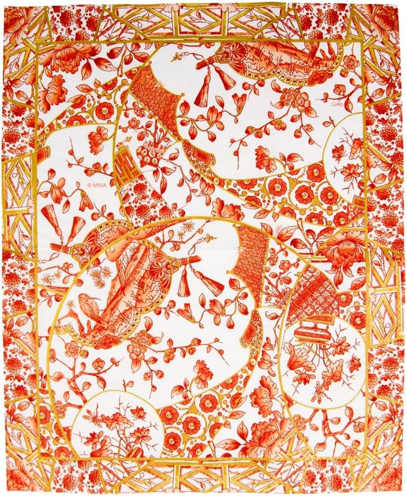 Porcelánové ručníkové ubrousky pro hosty Coral Gold, 15 v balení
