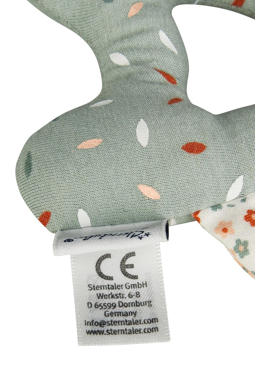 Lilly Cat Sterntaler Catch Toy - Motorická hračka pro chrastění, dotyk a hraní - Plyšová hračka pro miminka a děti s chrastítkem jako věrným přítelem - Šedá hračka pro miminko z měkké tkaniny Bebe Naty Shop Toys