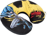DC Comics Měkký Batman Cestovní polštářek na krk do auta Bezpečnost dětí Pohodlí Superhrdina Bat Man, Cuscino Da Viaggio Auto, Světle modré, Cestovní polštáře jedné velikosti Naty Shop
