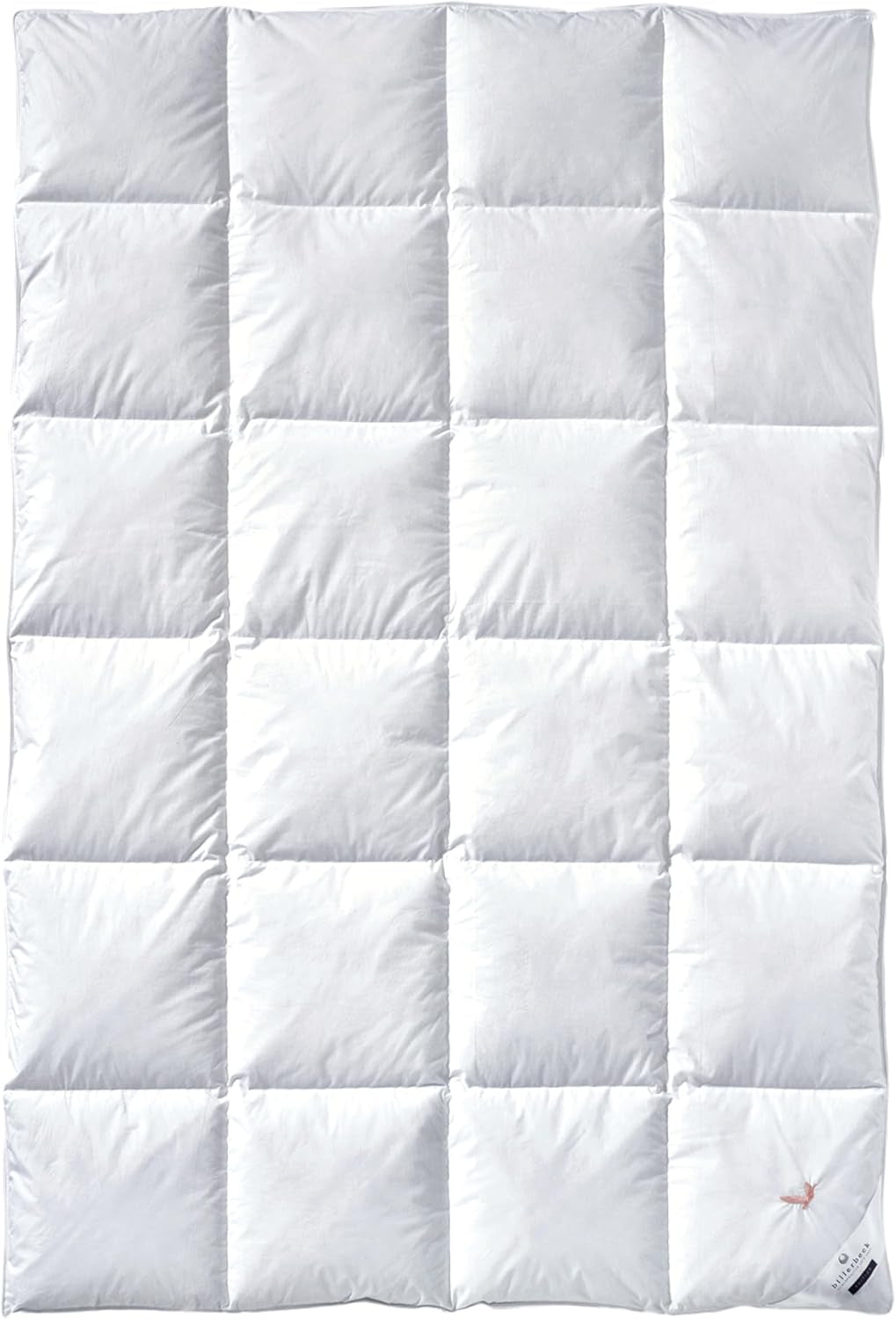 Péřová přikrývka Billerbeck - E04 Gold Edition - Letní přikrývka - 135 X 200 cm přikrývka z pravého prachového peří - Lehká letní úroveň tepla Přikrývky a přikrývky Naty Shop Výchozí název