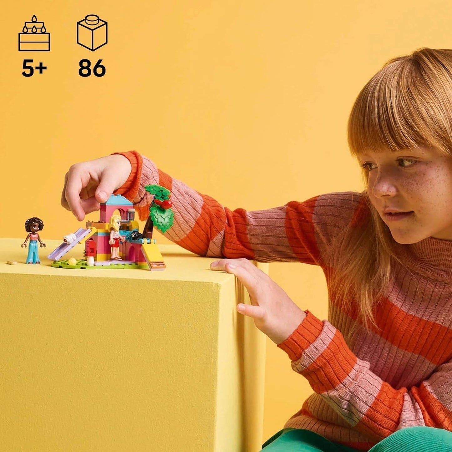 LEGO Friends Stavebnice a hrací hra pro morče se 2 minifigurkami a 2 zvířaty Hračka pro dívky 5+ Zvířecí sada 42640 Stavebnice Besuche den LEGO-Store