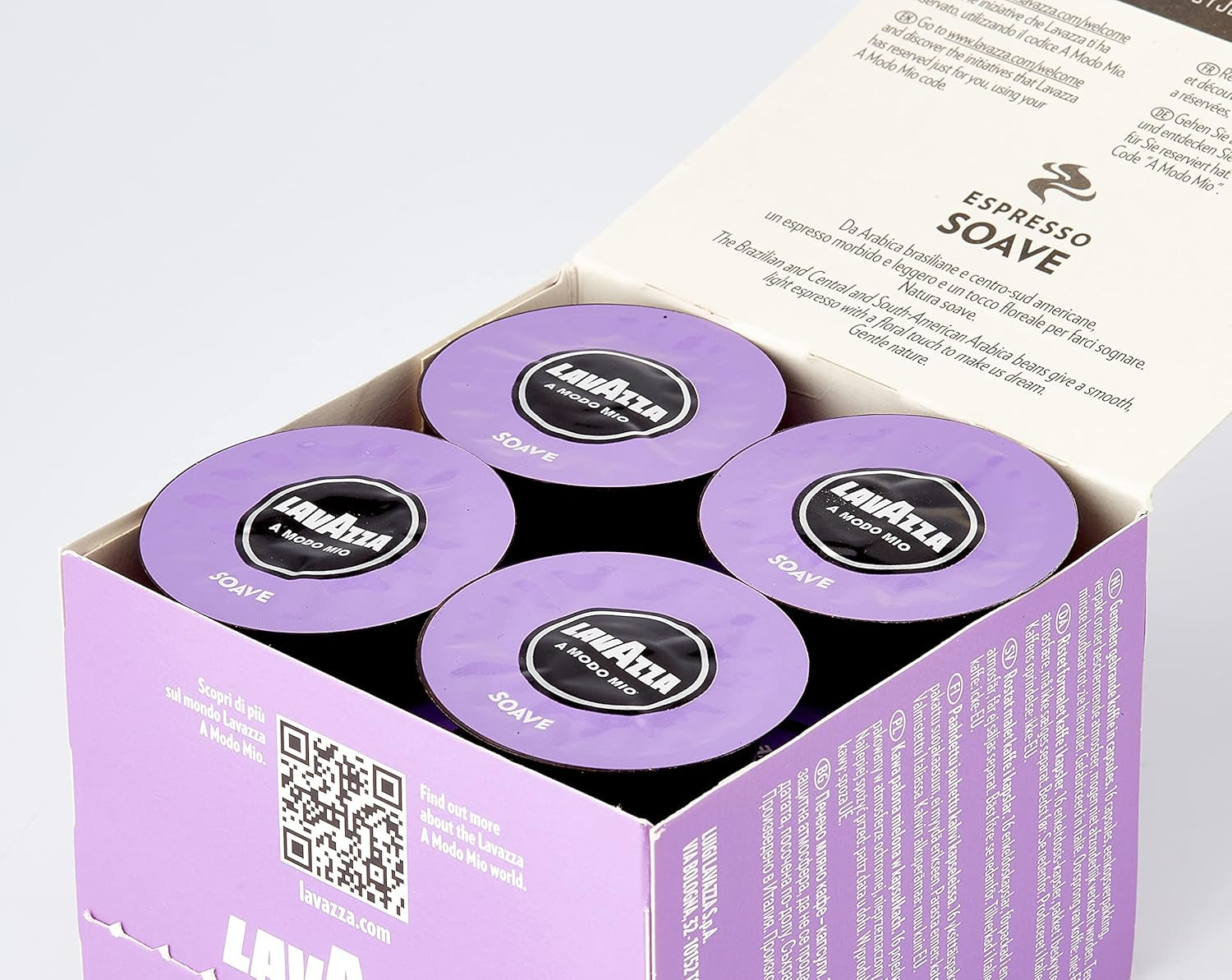 Lavazza A Modo Mio Espresso Soave, 1 x 16 kapslí (1 x 112 g)