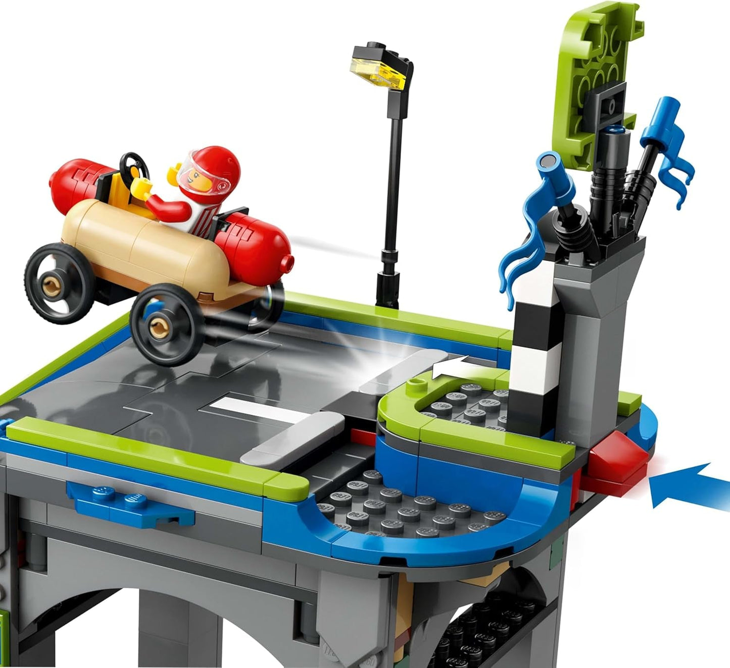 LEGO City No Limits: Závod v mýdlových krabičkách s rampou - Stavebnice pro chlapce a dívky od 6 let - Sada se 2 krabičkami na mýdlo a 4 minifigurkami závodníka - Nápad na dárek pro děti 60460 Stavebnice Besuche den LEGO-Store