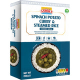 ASHOKA - Instantní kari se špenátem, bramborami a rýží - (1 x 250 g)