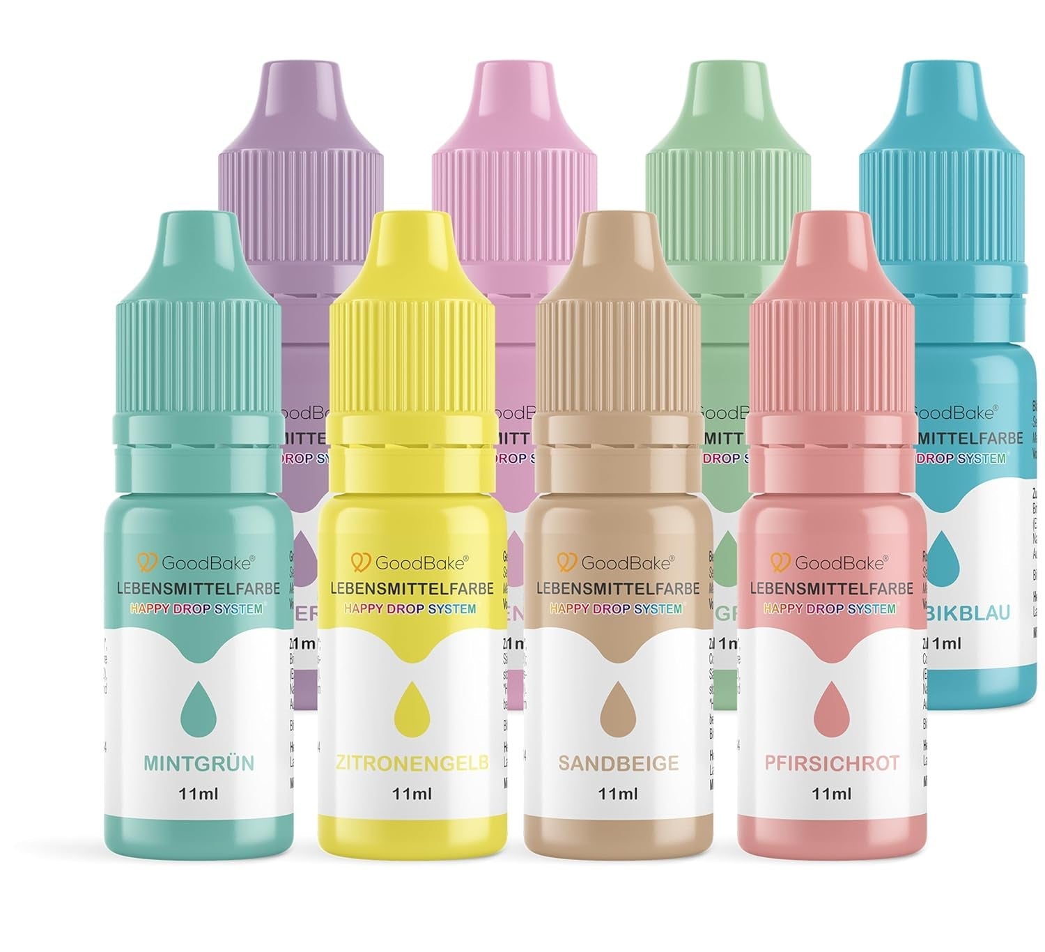 Goodbake Pastel Sand Beige Food Coloring (11ml) - High Dose Food Coloring - Pro barvení dortů, fondánu, máslového krému, macaronů, nápojů, slizu a mnoha dalších předmětů. 100% vegan