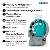 Baby Einstein Earl the Elephant ozvučení Bluetooth, hudební systém + noční světlo, hračky od miminka po batole Bebe Naty Shop