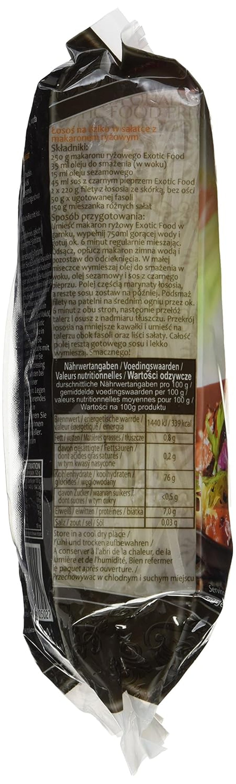 Rýžové nudle, 3 mm, na polévku a salát (Mihoen), balení 3 (3 x 250 g balení)