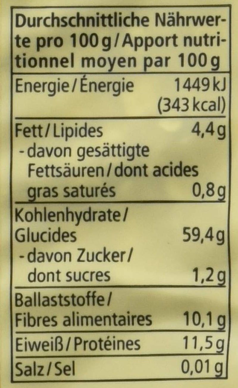 Bio 3-Korn Flocken, 500 G Cereálie Naty Shop