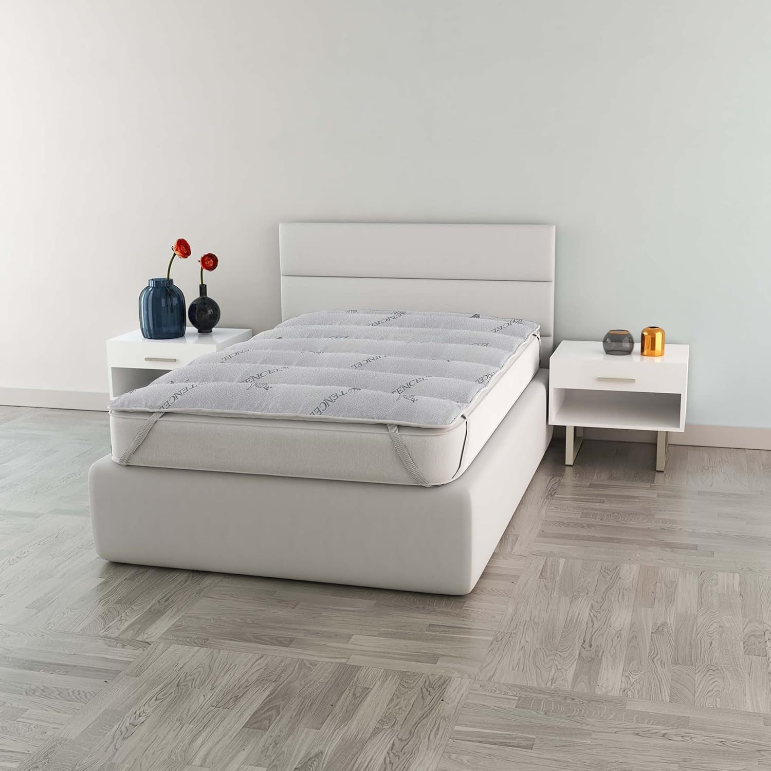 MB Home Italia, Topper, Thermocontrol, Double 160X195 Cm Peřiny a přikrývky Naty Shop Single 80X195 Cm Tencel