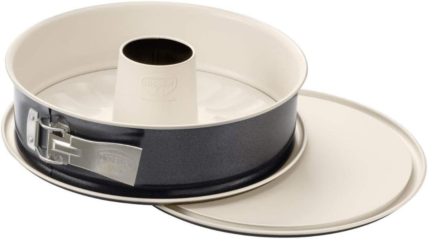 Dr. Oetker Gugelhupfform Ø 22 Cm BACK-TREND, Backform Für Gugelhupf, Runde Bundform Aus Stahl Mit Keramisch Verstärkter Antihaft-Beschichtung (Farbe: Creme/Anthrazit), Menge: 1 Stück Formy a plechy na pečení Naty Shop Böp2 2 2
