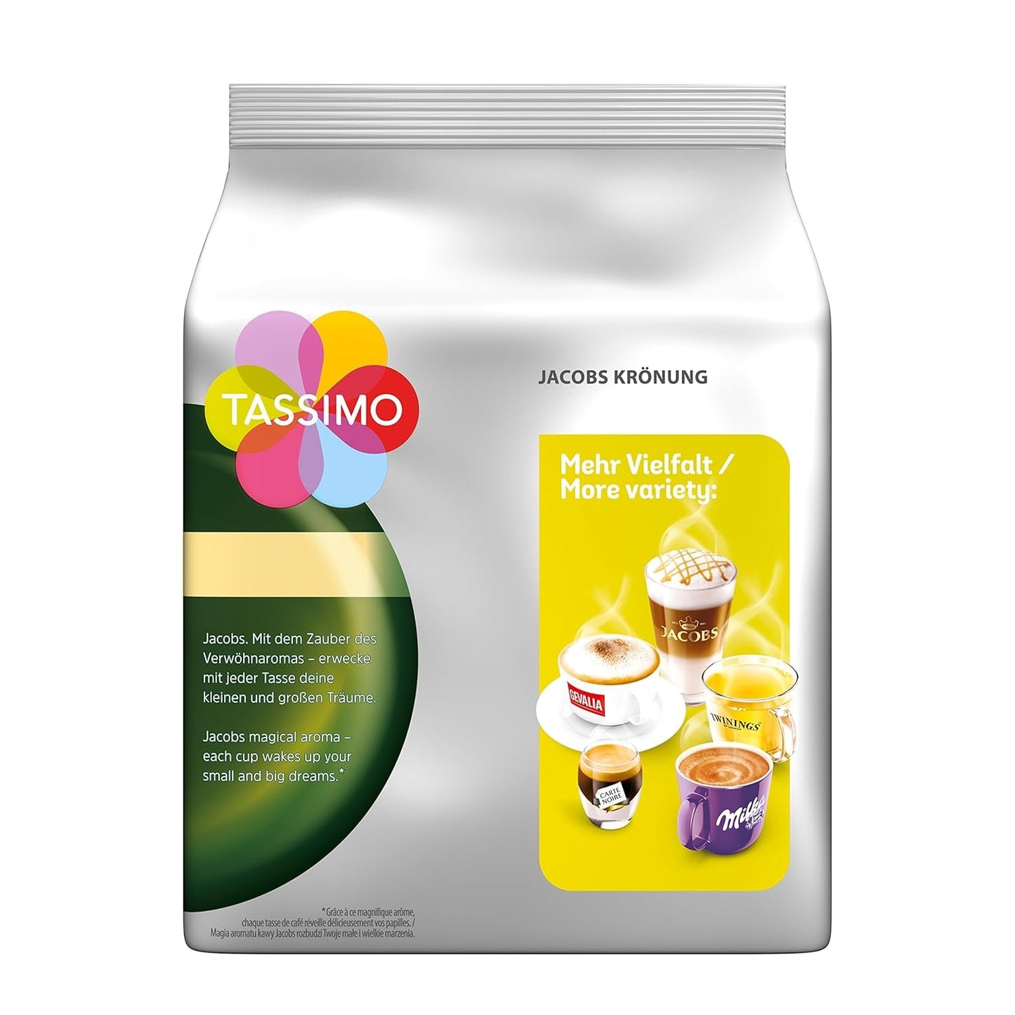 Tassimo Kapseln Jacobs Krönung, 5 x 16 padů, 80 Kaffeekapseln