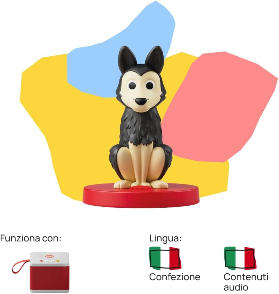 Zvuková figurka - Roste šťastně - zvukové příběhy a pohádky 4-6 let, italská verze, hračka s učebním obsahem pro chlapce a dívky Bebe Toys Naty Shop