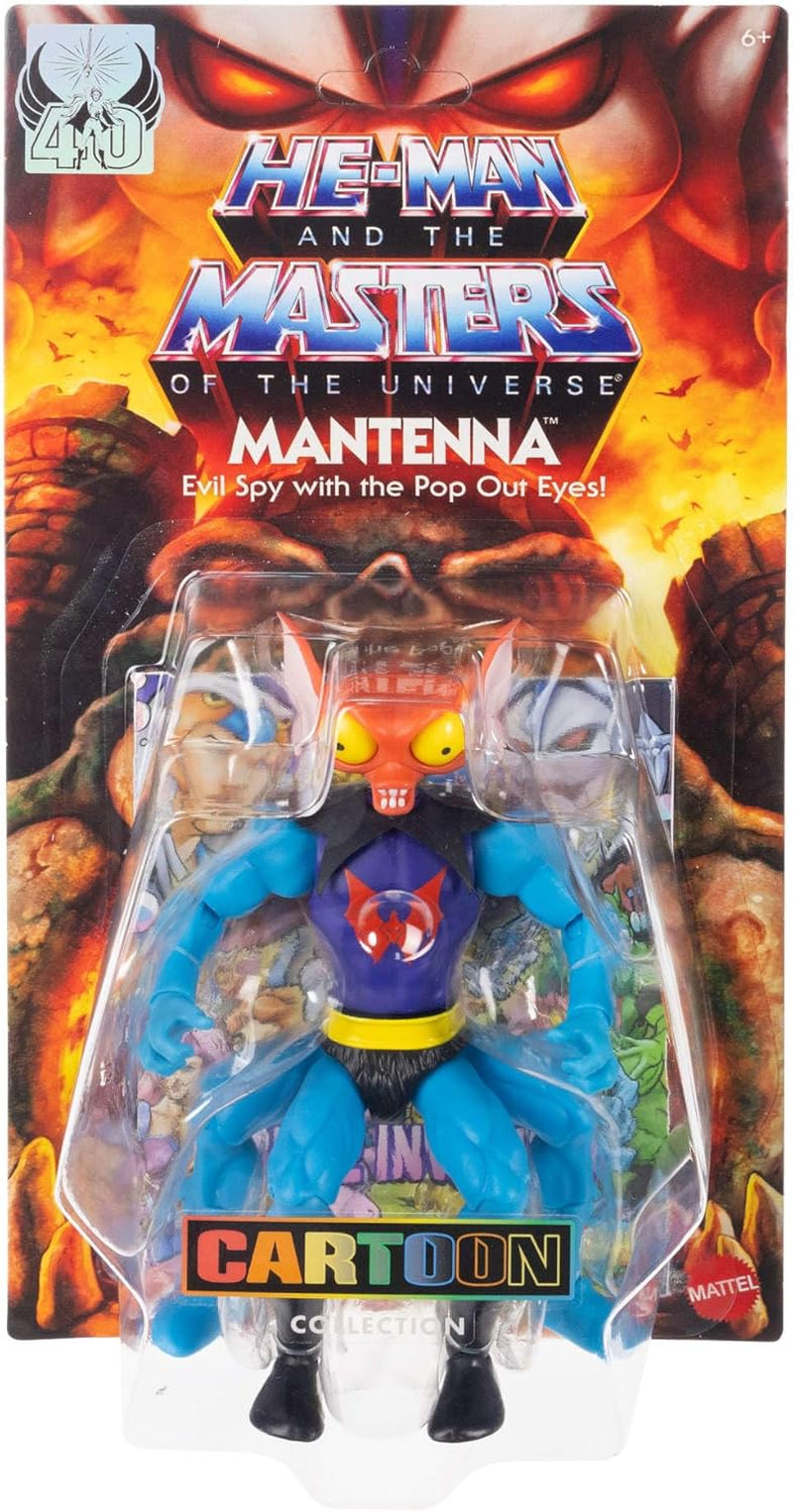Akční figurka Masters of the Universe Origins Mantenna Princess of Power z kolekce Cartoon, přibl. 14 cm vysoký TV Bogeyman Lift-Up Eyes z 80. let JBM78 Akční figurky Naty Shop