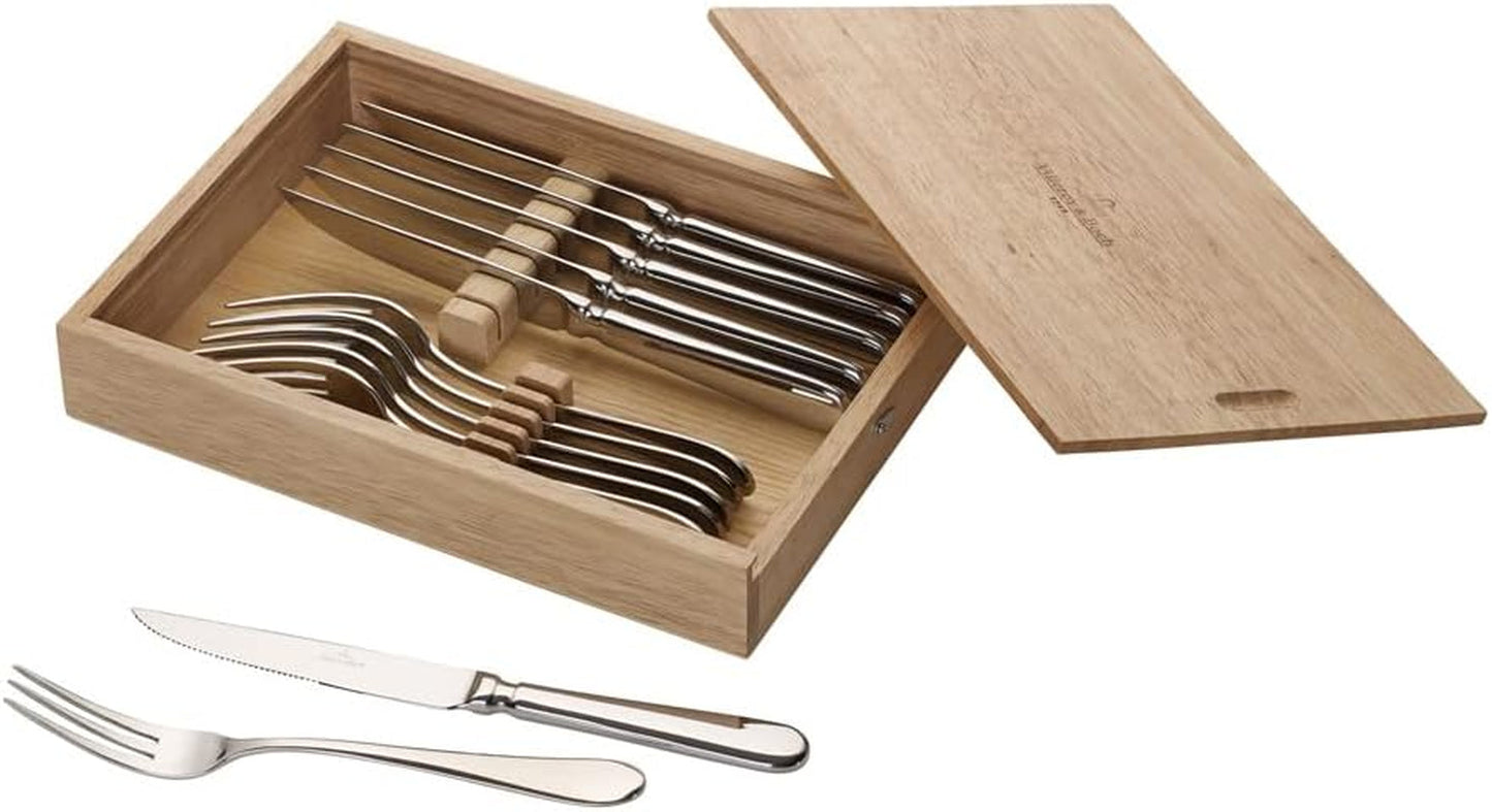 Sada příborů Villeroy And Boch Oscar, 12 kusů, až pro 6 osob, Nerezová ocel, Lze mýt v myčce Naty Shop
