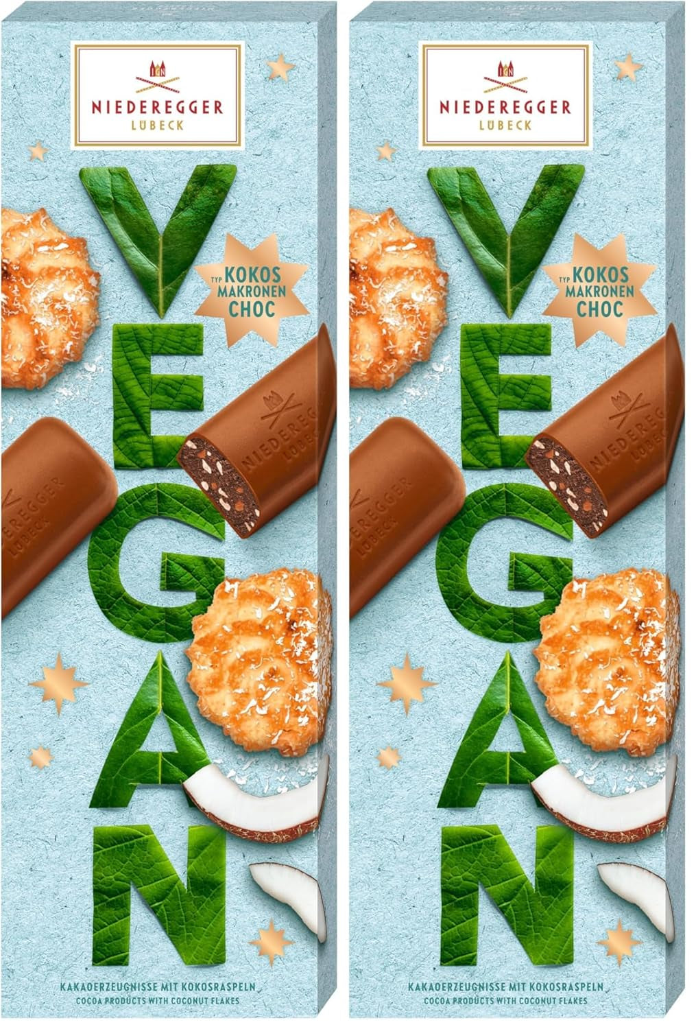 Niederegger Macaroons Coconut Choc VEGAN 100g