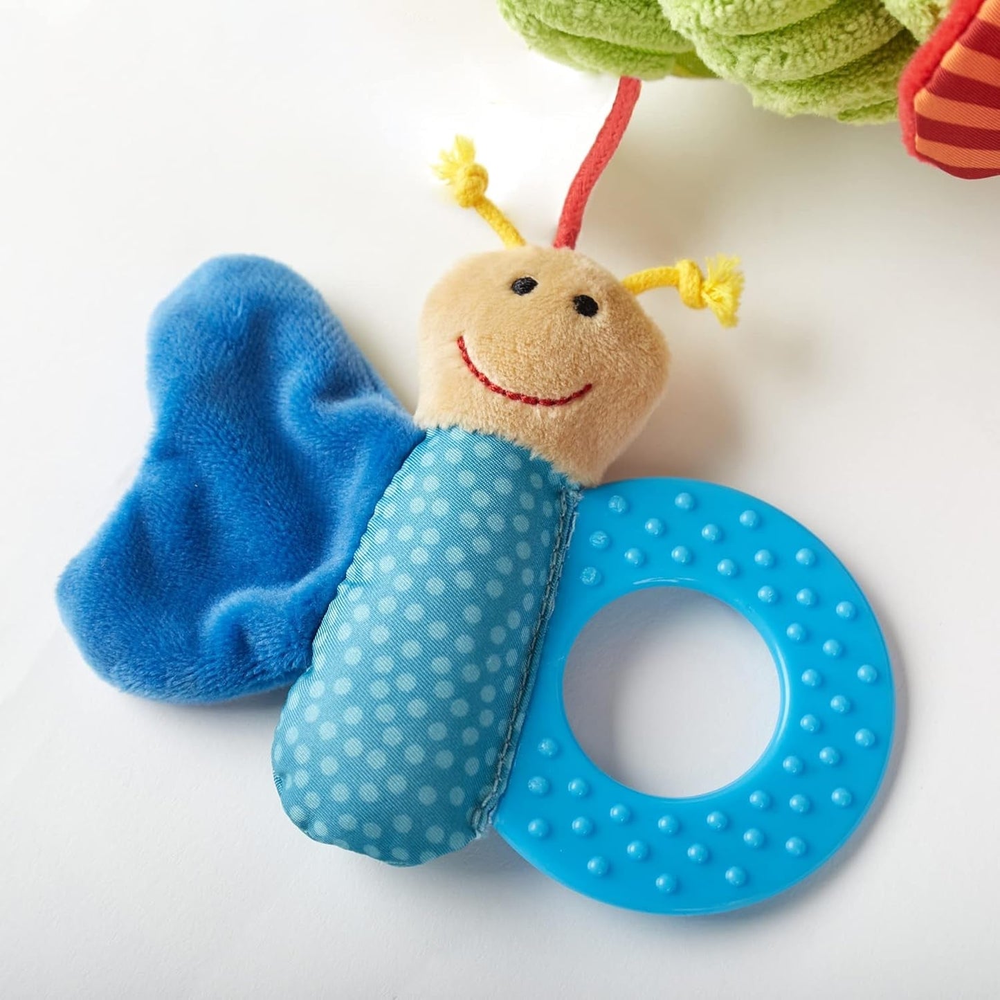 SIGIKID 42249 Aktivní spirálový motýl Baby Activity On Tour dívčí hračka pro děti doporučená od narození vícebarevná Hračky Bebe Naty Shop