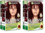 Barva na vlasy Garnier Nutrisse Permanent Care s výživnými ovocnými oleji, 8týdenní výdrž, Ultra Crème Tint, 036 Black Cherry (balení 2 ks) Naty Shop Barva na vlasy Výchozí název