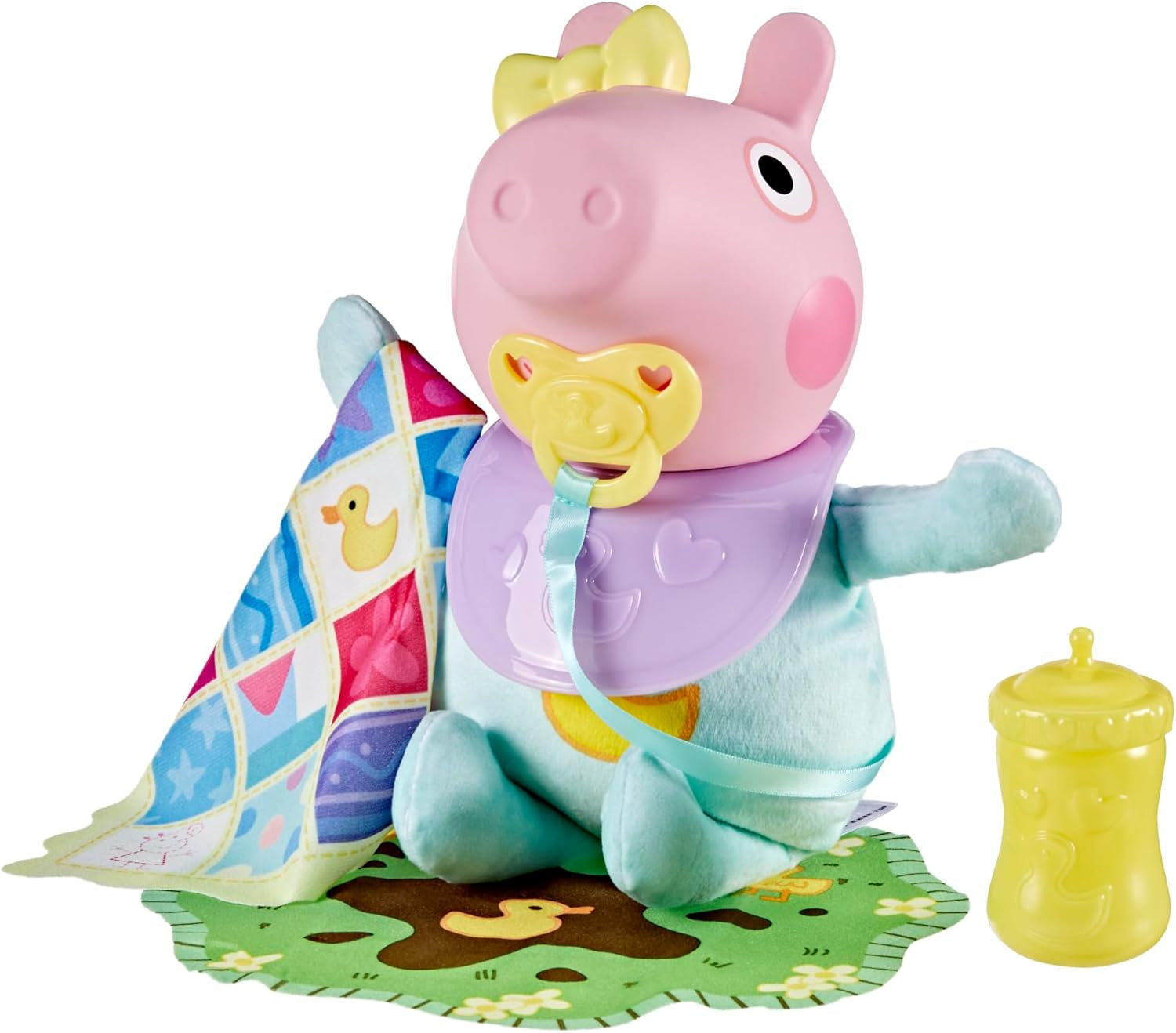 Interaktivní panenka Peppa Pig 28 cm Evie s 20 zvuky a mnoha funkcemi, sada hraček pro děti od 3 let