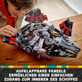 LEGO Star Wars Dark Millenium Falcon, Starship Set, Stavebnice pro děti, Narozeninový dárek pro chlapce, dívky a fanoušky, Dobrodružná hračka 75389 Stavebnice Besuche den LEGO-Store