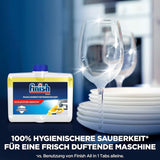 Finish Deep Machine Cleaner Citrus - tekutý čistič strojů proti vodnímu kameni a mastnotě pro čistou myčku - ekonomické balení Naty Shop