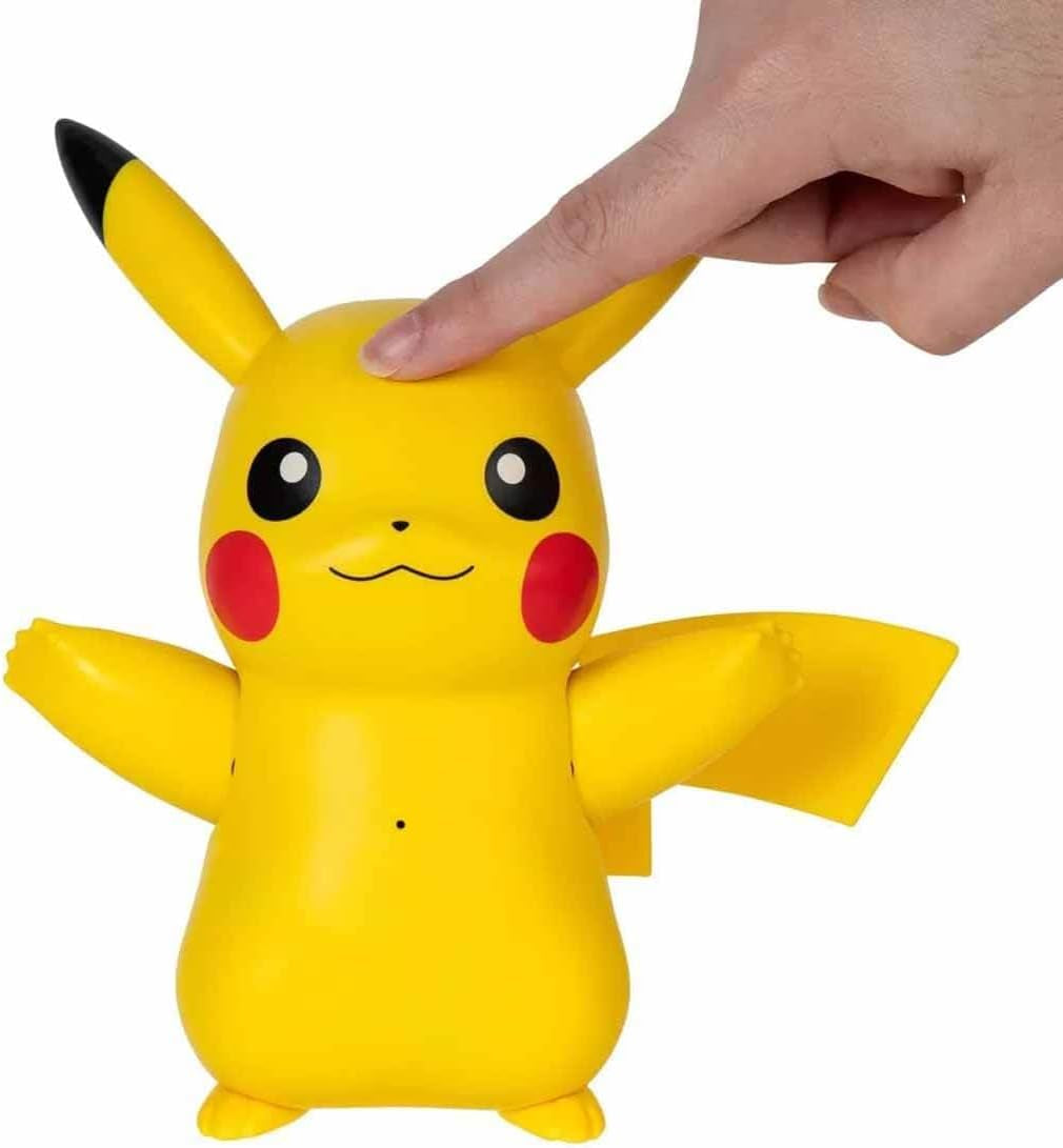 Pokémon PKW3330 - Deluxe My Partner Pikachu, oficiální Pikachu se světlem, zvukem a pohybem Akční figurky Naty Shop