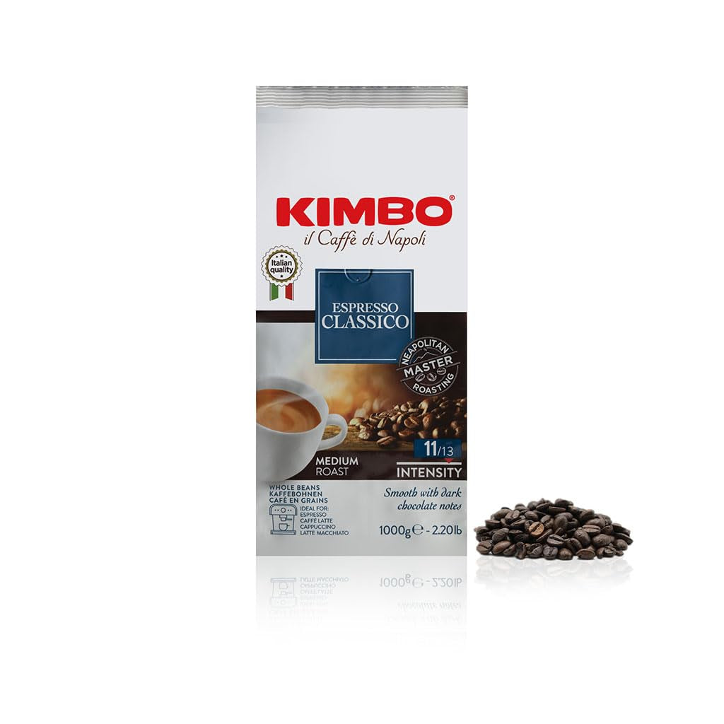 Espresso Classico ganze Kaffeebohnen, medium Röstung, 1kg Bag