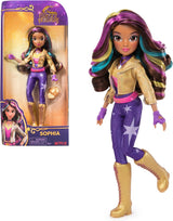 Unicorn Academy Deluxe Masked Ball Sophia – 24cm panenka z oblíbené série Netflix se 2 oblečky, klasickým oblékáním a hraním rolí, věk 4+ Naty Shop Dolls Oblékání panenky Sophia