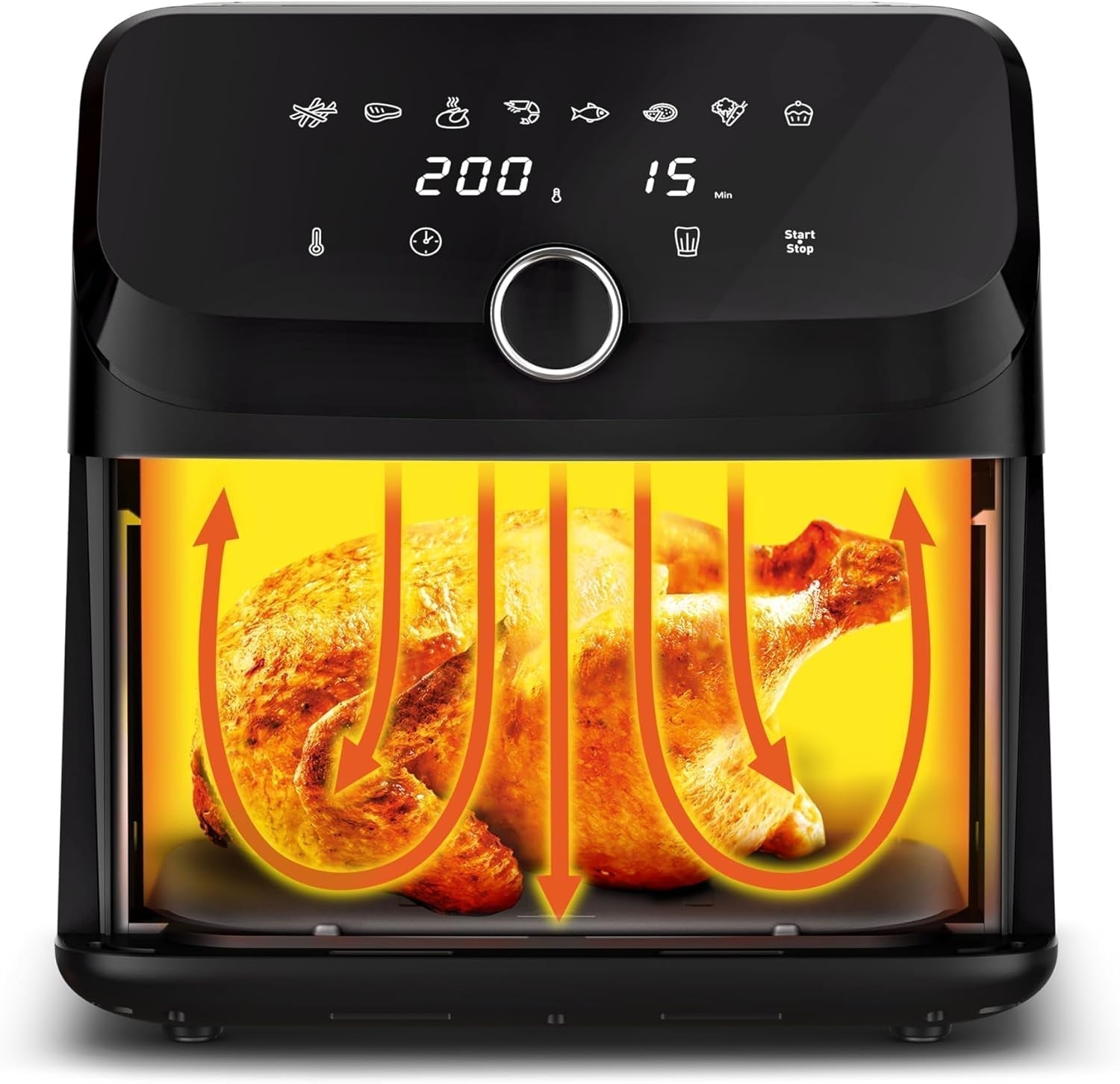 Horkovzdušná fritéza Tefal Easy Fry Mega, objem 7,5 litru, až 8 osob, EY8558E0 Appliances Naty Shop