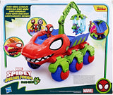 Marvel Spidey a jeho super přátelé Dino Crawler Superhrdina s figurkami Spideyho a Dino a transportní hračkou pro děti od 3 let Akční figurky Naty Shop
