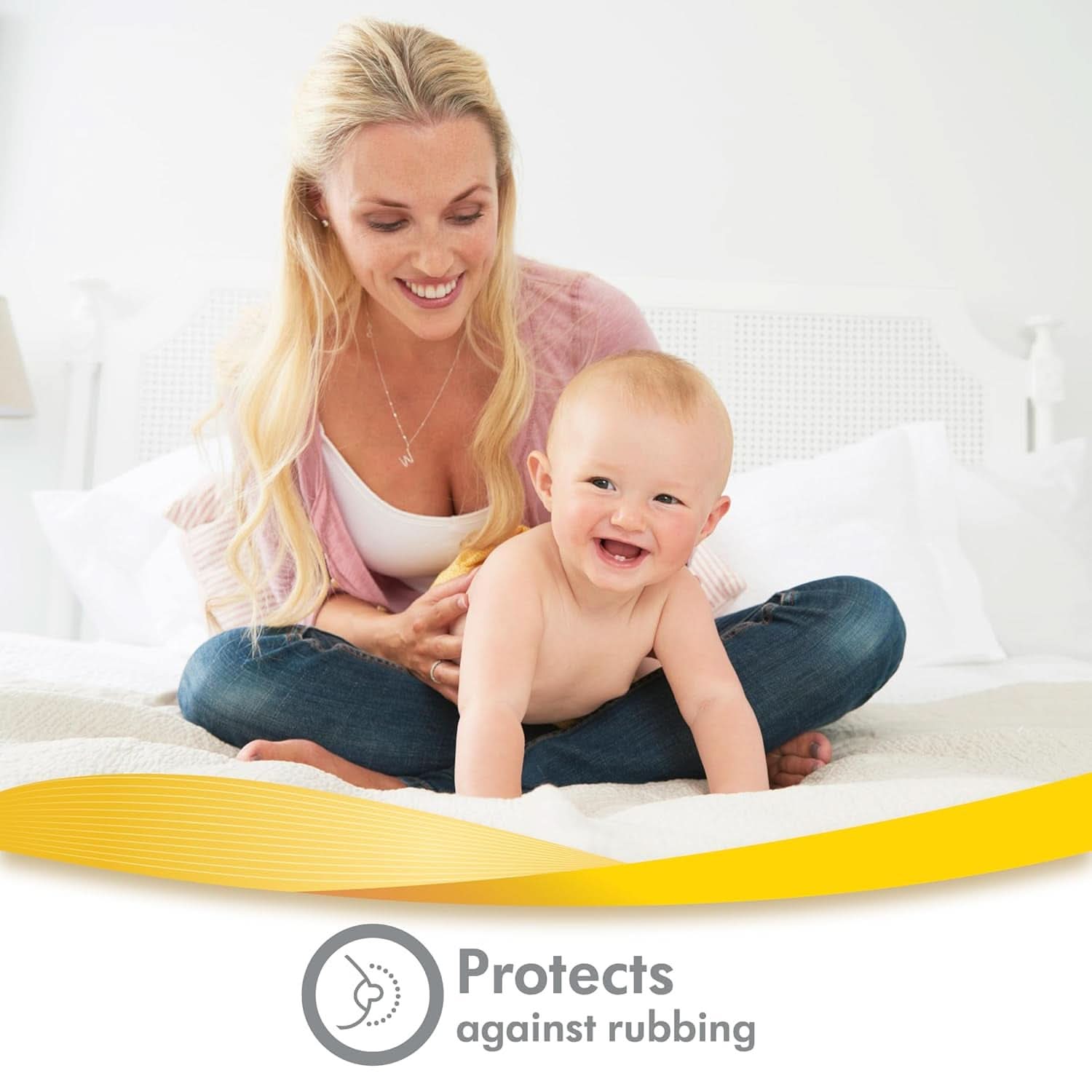 Medela Hydrogel Pads - okamžitá úleva a chlazení pro bolavé bradavky - opakovaně použitelné - balení 4 sterilních polštářků, jednotlivě balené Příslušenství Jídlo a kojení Bebe Naty Shop