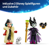 LEGO Ç€ Disney Villains The Dresses Of Maleficent And Cruella De Vil - Hračka pro chlapce a dívky od 9 let - Vč. 2 minipanenky a 2 figurky zvířat – dárek k narozeninám pro fanoušky 43262 Stavebnice Besuche den LEGO-Store