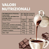 Italská horká čokoláda s příchutí Cortina CLASSIC - (15 X 30 g) Jedna porce, obálka, 450 g kakaa a horké čokolády Naty Shop