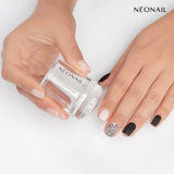 NÉONAIL Nagel Stempel Mit Schaber - Nägel Selber Machen - Razítko na nehty - Nageldesign Für Nagel Schablone - Francouzské nehty Stempel - Silikon Nagelstempel