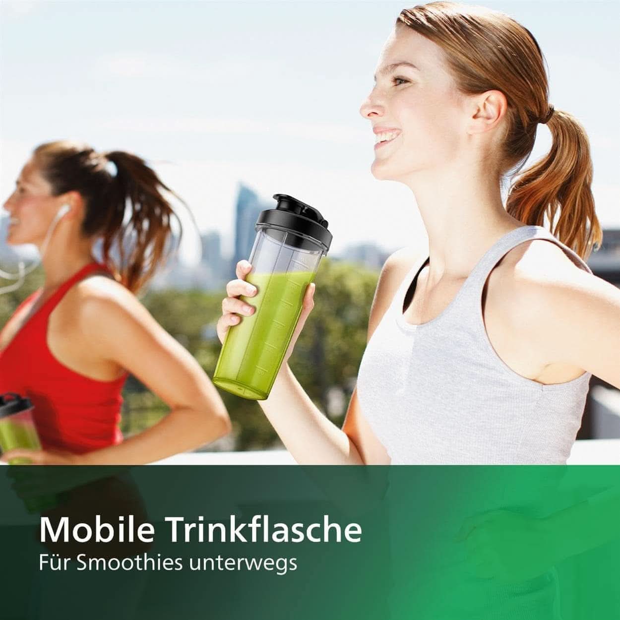 Philips Standmixer Und Smoothie Maker – 600 W, 2-Liter-Becher, Homeid-App, 2 Geschwindigkeitsstufen + Impulsfunktion, Problend, Ice-Crush-Funktion (HR2291/41) Kitchen Naty Shop