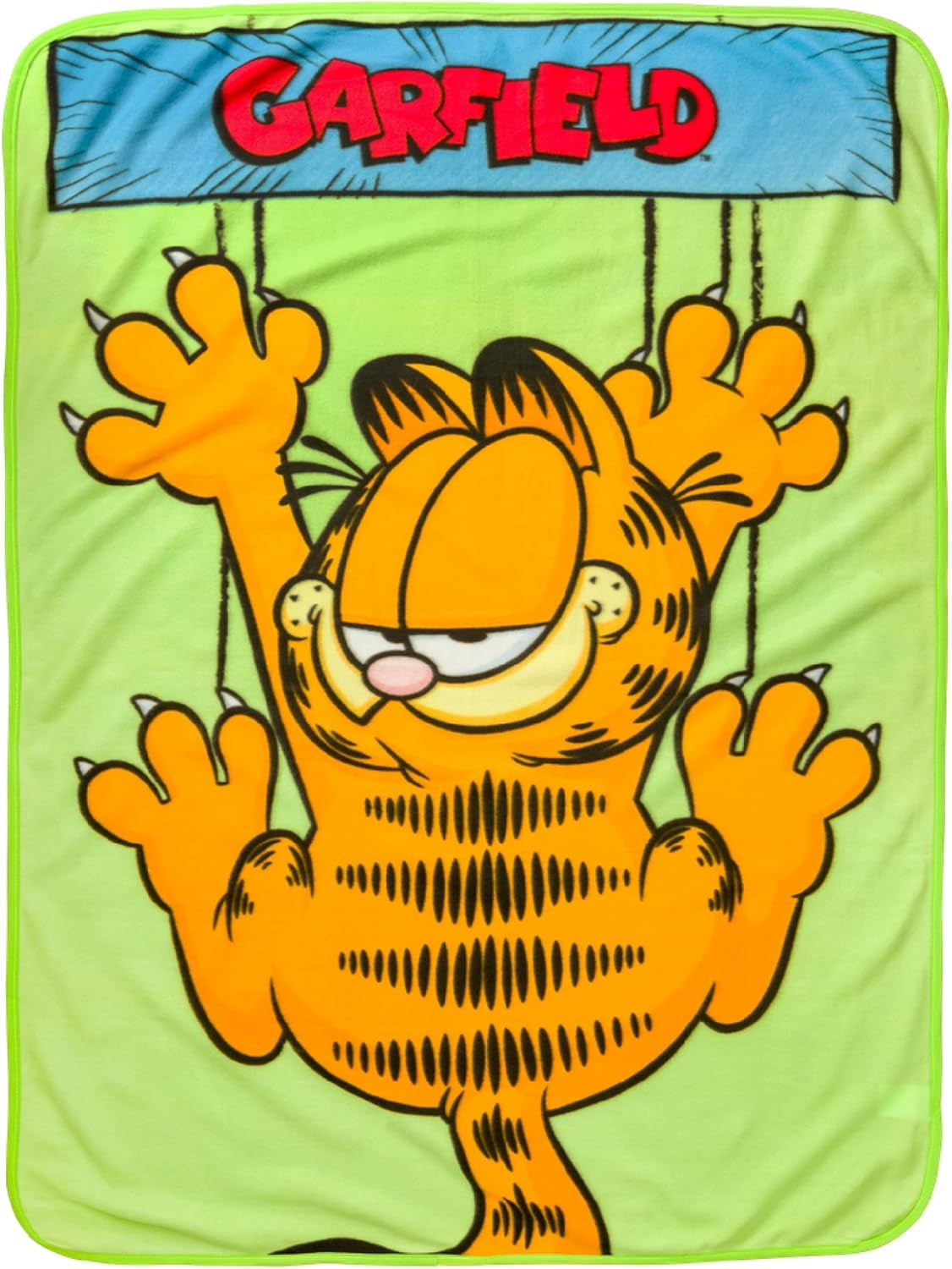 Silver Buffalo Garfield závěsná deka, fleece, 114,3 X 152,4 cm Postele a přikrývky Silver Buffalo Garfield na zavírání