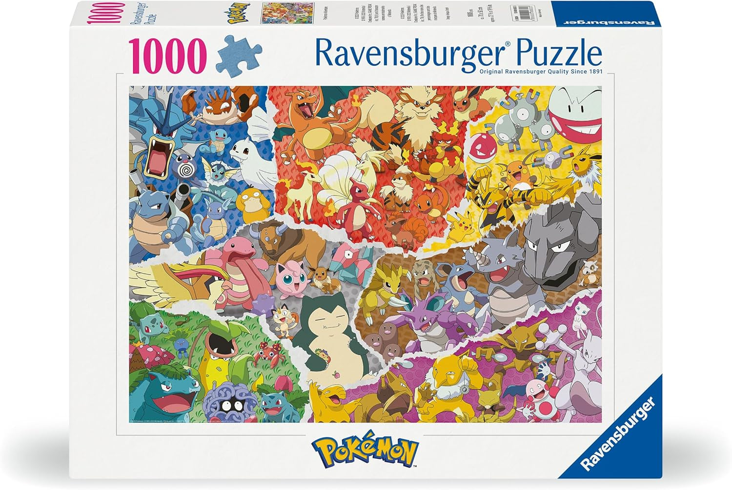 Ravensburger Puzzle 12000832 - Pokémon Adventure - 1000dílné puzzle Pokémon pro dospělé a děti od 14 let Puzzle Naty Shop
