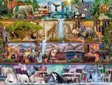 Ravensburger Puzzle 16652 - World of Large Animals - 2000 dílkové puzzle pro dospělé a děti ve věku 14+ navrženo Aimee Stewart Puzzle Naty Shop Single