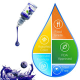 DecorRom, sada 10 ks tekutých potravinářských barviv, 10 x 10 ml Naty Shop