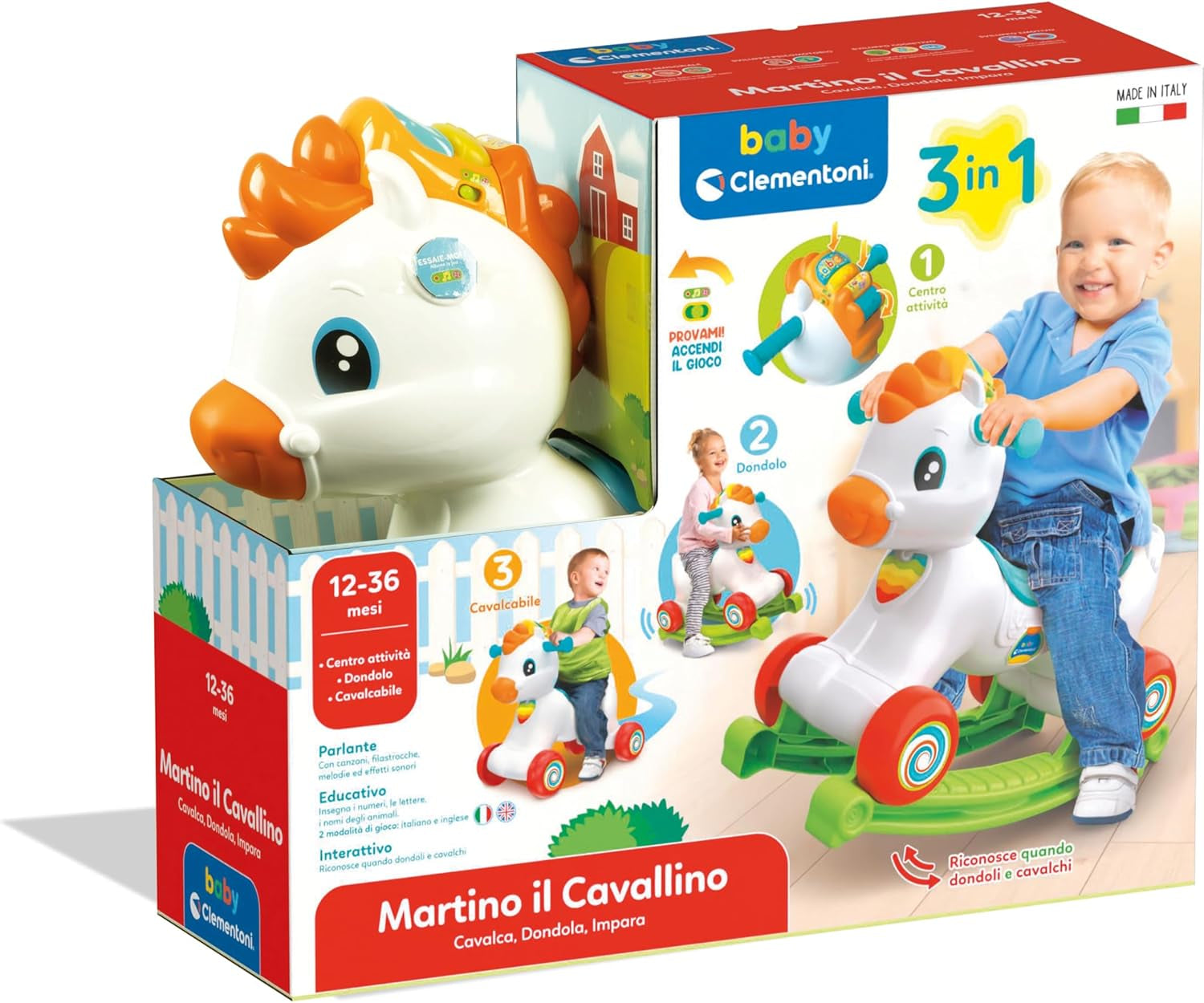 Clementoni - First steps, Multicolor, 17854 Jucarii Bebe Naty Shop