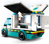 LEGO City Ambulance - hračka se 2 minifigurkami (skateboardista a řidič) - vzdělávací hračka pro chlapce a dívky od 5 let - nápady na dárky k narozeninám a svátku 60451 Stavebnice Besuche den LEGO-Store