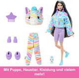 Panenka Barbie Cutie Reveal a doplňky, plyšový obleček Rainbow Zebra a 10 překvapení měnících barvu, řada Color Dream, 39 HRK