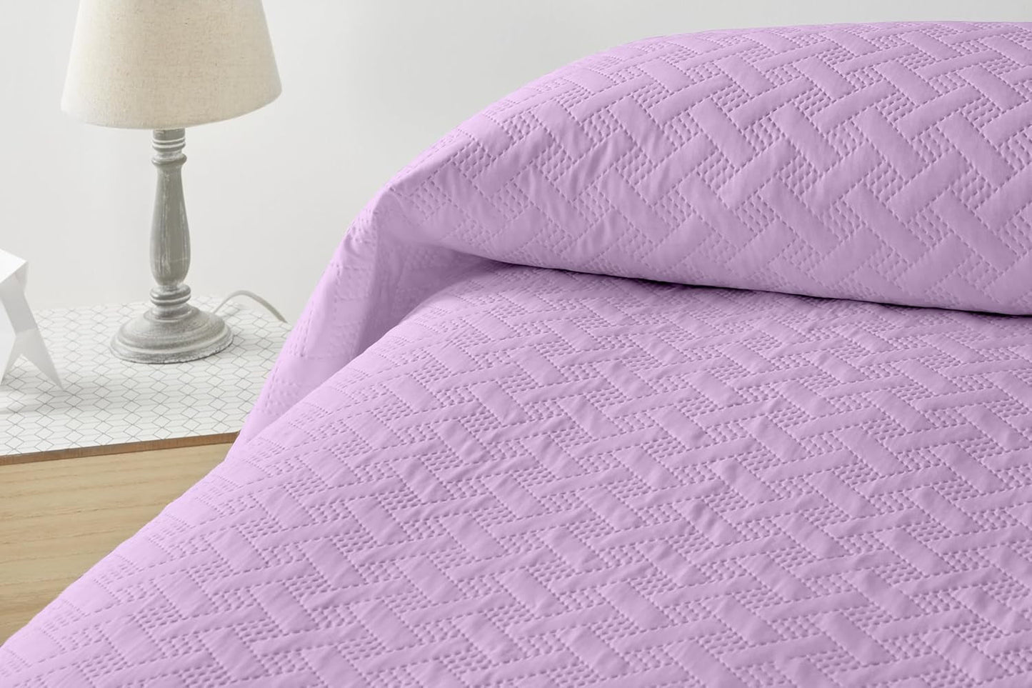LISO - Přehoz na postel 105 cm - Přehoz na postel Bouti - Jaro a léto - 200X260 Cm - Růžové postele a přikrývky Besuche den Degrees home-Store Purple Postel 135 cm