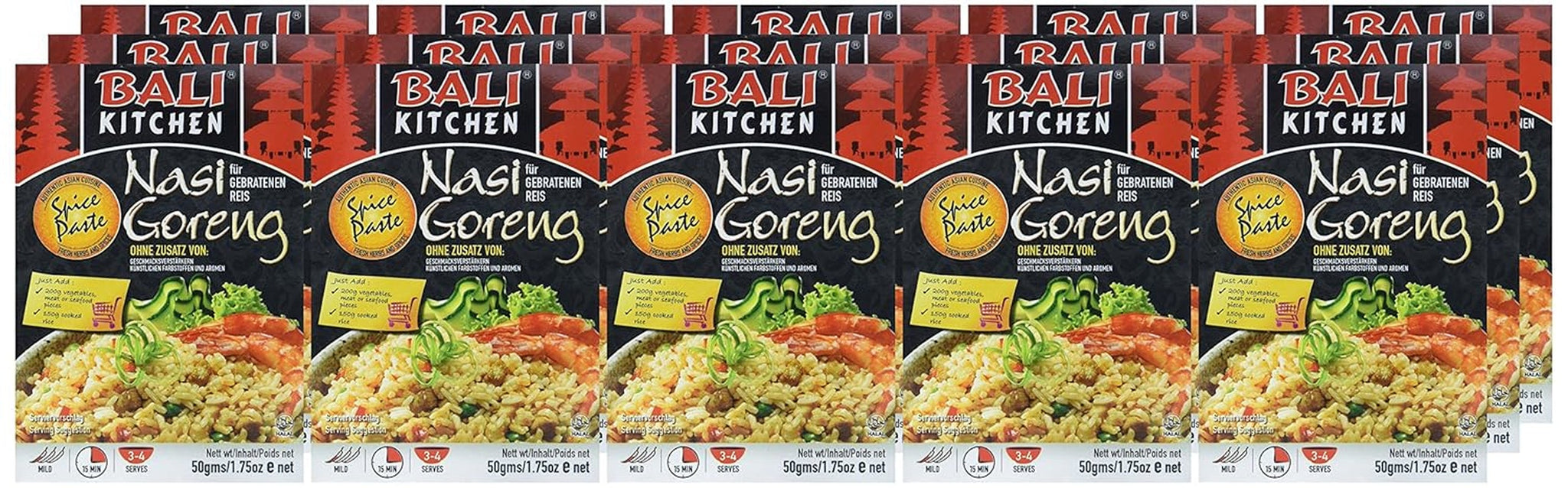 Nasi Goreng, balení 15 kusů (15 x 50g balení)