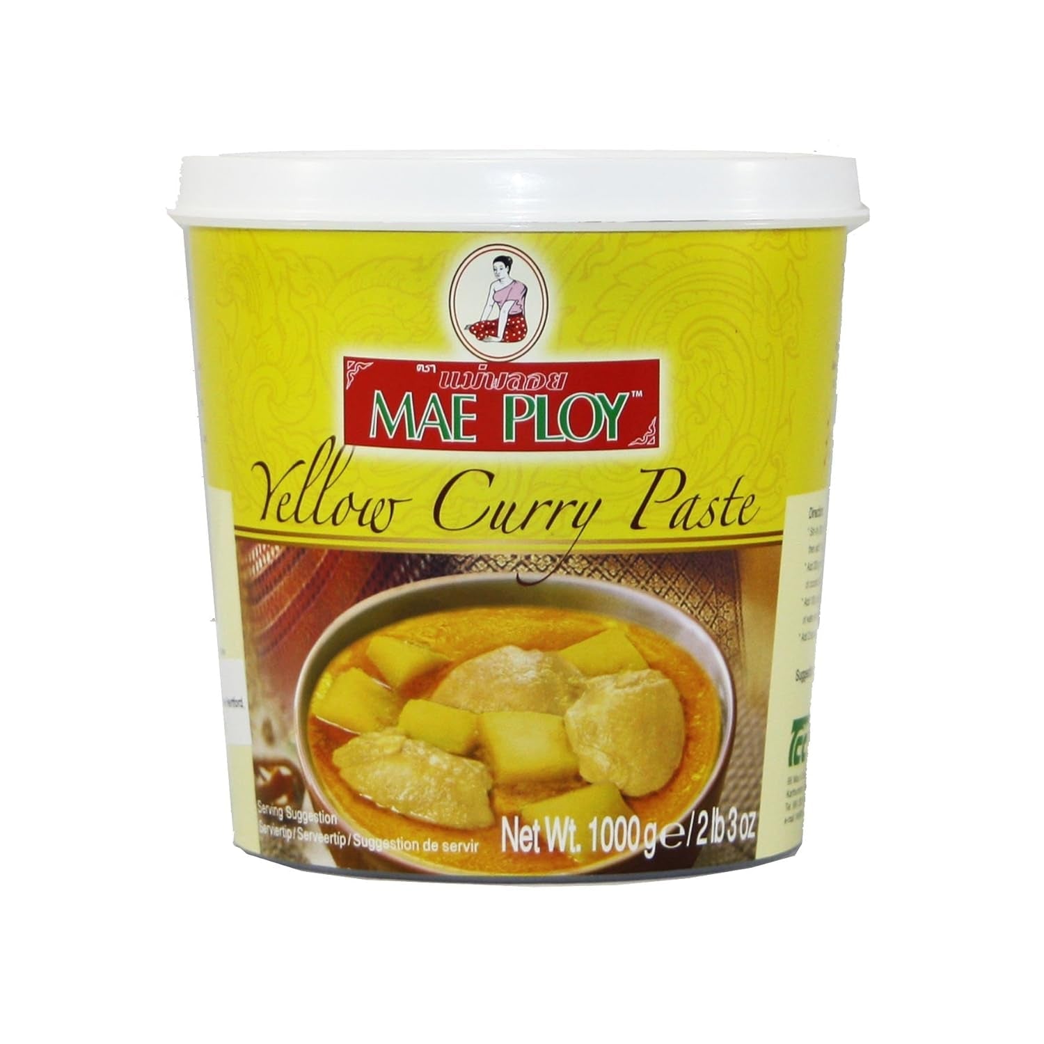 Žlutá kari pasta, autentické thajské kari, thajská kuchyně, 1000 g