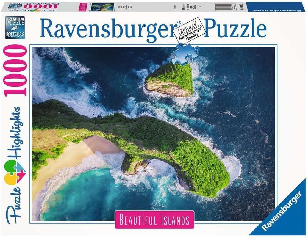 Ravensburger Puzzle Beautiful Islands 16909 - Indonésie - 1000dílné puzzle pro dospělé a děti od 14 let Puzzle Naty Shop Starý design