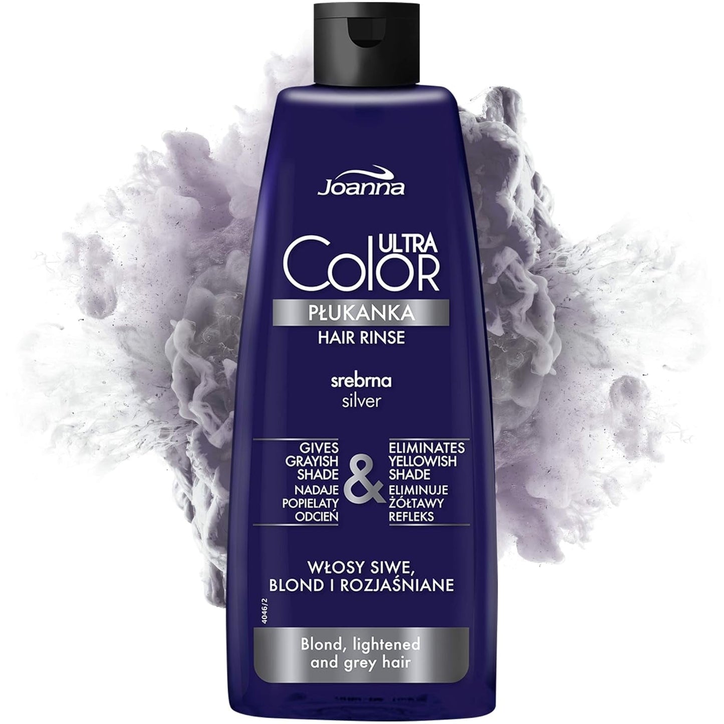 Joanna Ultra Color - Růžový kondicionér pro blond a světlé vlasy - Pastelově růžová - Přirozený lesk - Odstraňuje žlutý odstín z šedo-blond vlasů - Dočasný efekt - 150 ml Naty Shop Barva na vlasy Ashy blond odstín 150 Ml (1 balení)