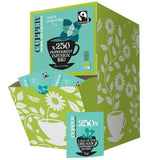 Cupper Bio ovocný čaj Brusinka Malina | Malinový čaj | 250 nebělených čajových sáčků | Velké balení | Ideální do kanceláře | Ekologické | Fair trade