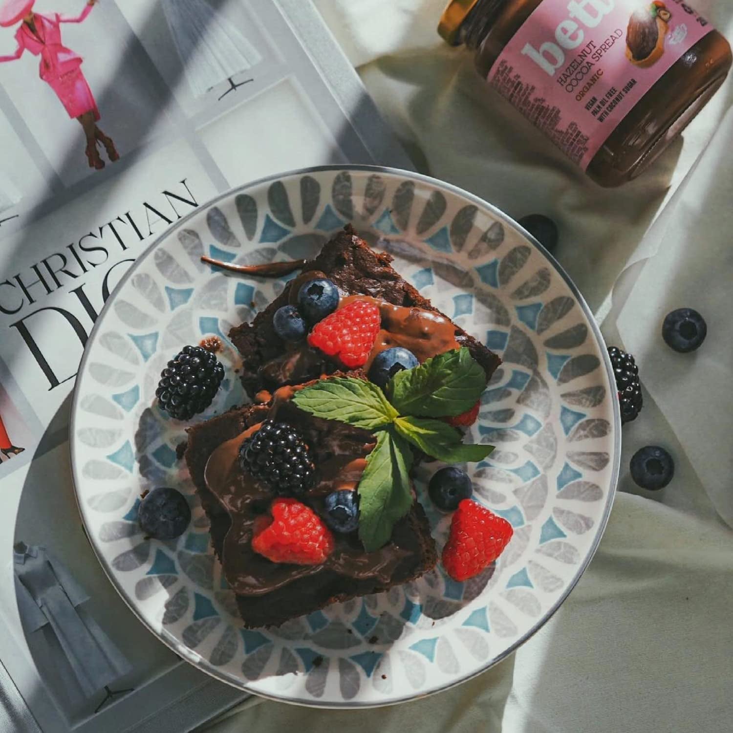 Bettr Organic Brownie Mix - Bio, Vegan Und Glutenfreie Brownies Mit Reichhaltigem Kakaogeschmack - 400 G - 15 porcí Naty Shop
